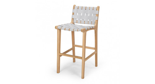 Indo Highback Woven Barstool 